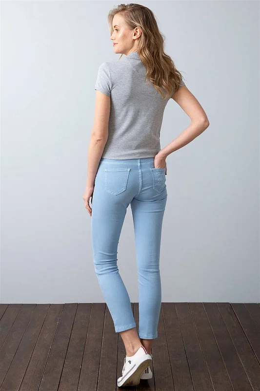 Брюки укороченные зауженные - G082SZ0780LIZ8Y Брюки жен. (VR073, 36)