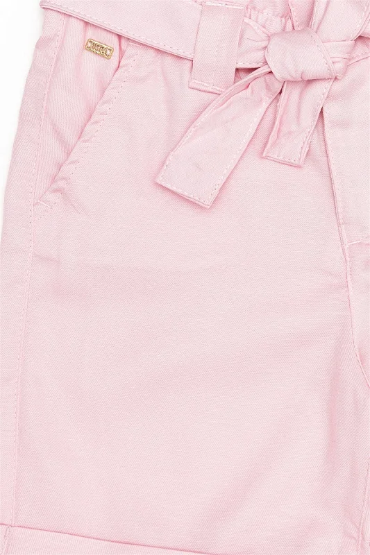 Шорты на резинке с поясом для девочек - G084SZ0310ENTAFKIDS Бермуды жен. детс. (VR042, 9_10)