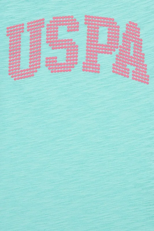 Футболка из хлопка с надписью для девочек - G084SZ0110KEAN-IY021 Футболка жен. детс. (VR090, 9_10)