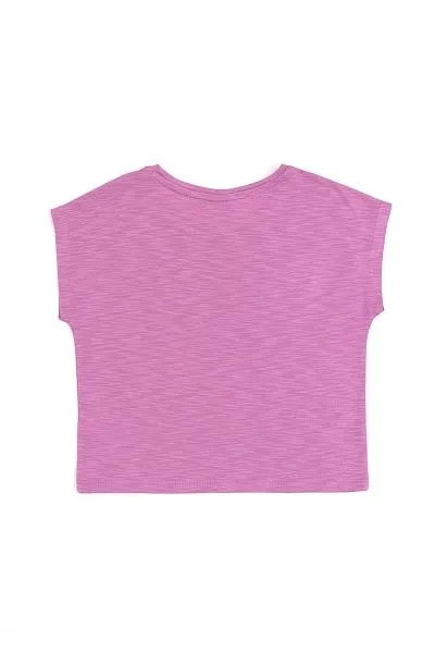 Футболка из модала с принтом для девочек - G084SZ0110PEXI_SKIDS Футболка жен. детс. (VR037, 3_4)