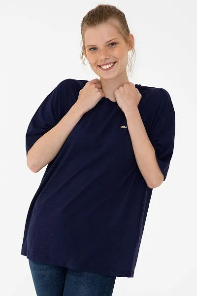 Футболка из хлопка - G082SZ0110E-DESYEL-IY021 Футболка жен. (VR033, XS)