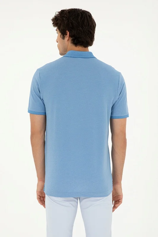 Футболка-поло из смесового хлопка - G081SZ0110DOLFIY024 Футболка муж. (VR032, XL)