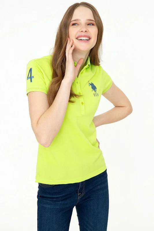 Футболка-поло из смесового хлопка - G082SZ0110SD0121 Футболка жен. (VR087, XS)