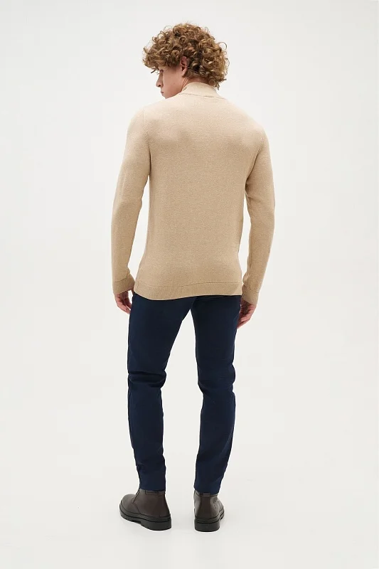Водолазка из хлопка с воротником-стойка - G081SZ0TK0YBS_BSK24 Кофта муж. (VR123, 4XL)