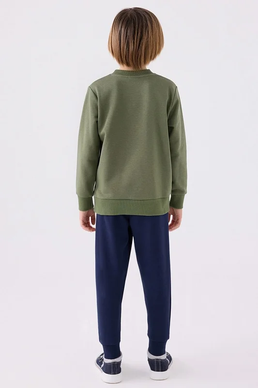 Свитшот и спортивные брюки для мальчиков - G083SZ0HF0US1907 Костюм дом. муж. детс. (VR027, 4_5)