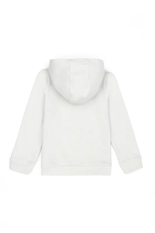 Толстовка из хлопка с нашивкой для девочек - G084SZ0820RW01-SK023 Толстовка жен. детс. (VR049, 3_4)