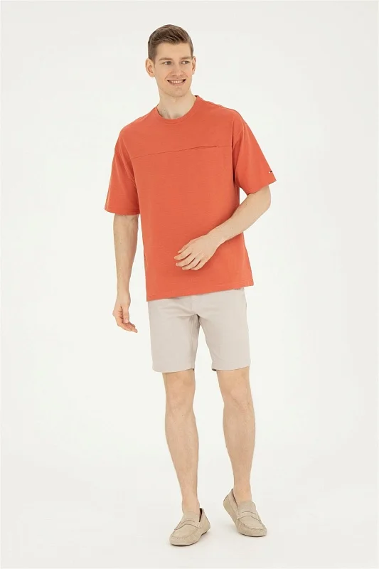 Футболка из хлопка с нагрудным карманом - G081SZ0110HUTAN Футболка муж. (VR042, M)