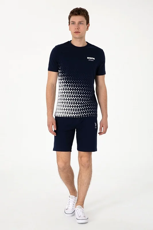 Шорты спортивные из хлопка с вышитым логотипом - G081SZ0OS0PARMEIY025 Брюки спорт. муж. (VR033, XS)