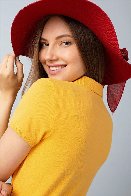 Футболка-поло из хлопка - G082GL0110GTP-IY08 Футболка жен. (VR094, 2XS)