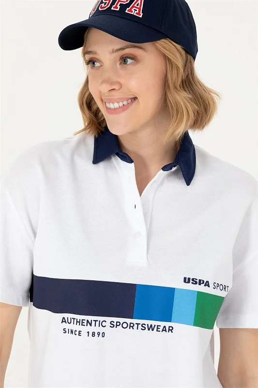 Футболка-поло из хлопка с принтом - G082SZ0110MAREN-T Футболка жен. (VR013, M)