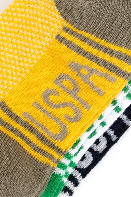 Носки хлопковые короткие, 3 пары - A083SZ013P02KONT Носки муж. детс. (VR043, 9X)