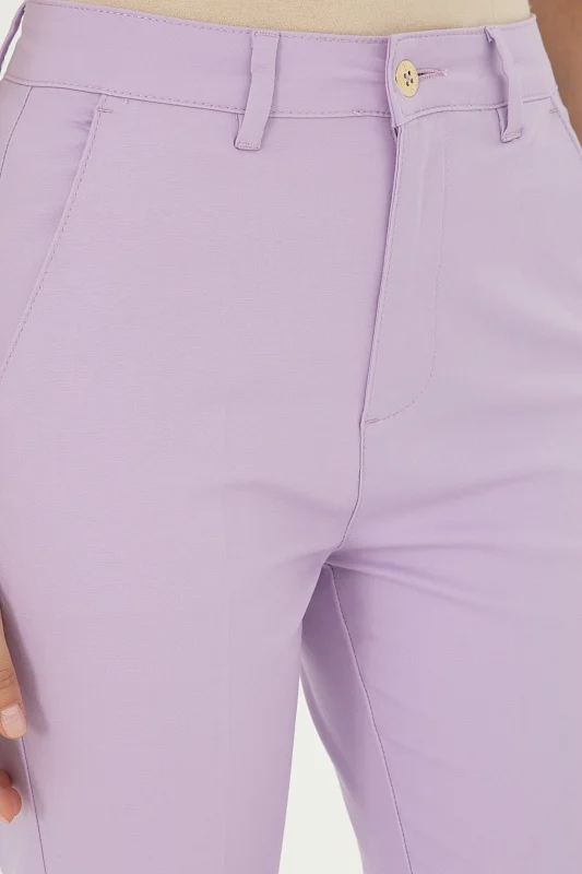 Брюки на высокой посадкой зауженные - G082SZ0780JETT Брюки жен. (VR034, 42)