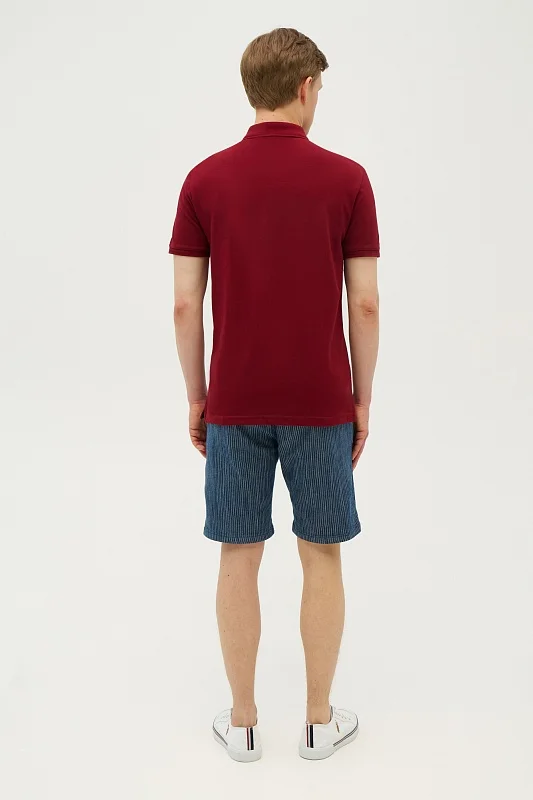 Футболка-поло из хлопка - G081SZ0110TP04SK023-R Футболка муж. (VR014, S)