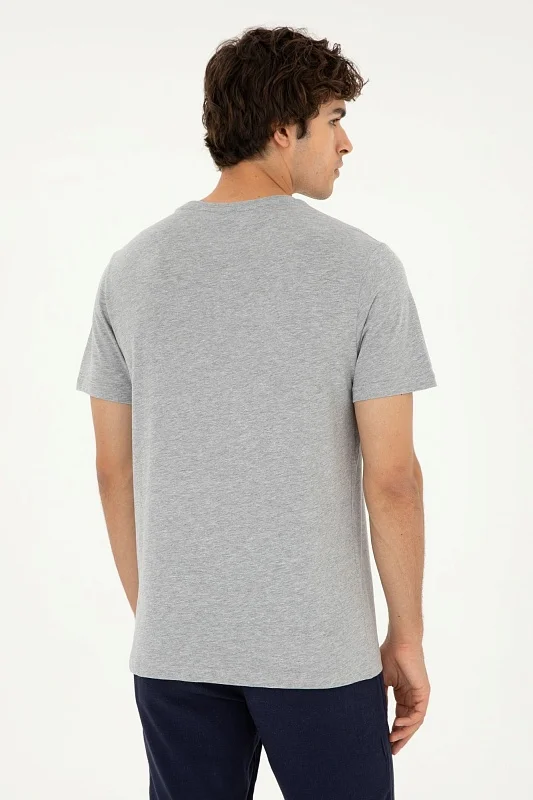 Футболка из хлопка с надписью - G081SZ0110GEARTIY024 Футболка муж. (VR086, 2XL)
