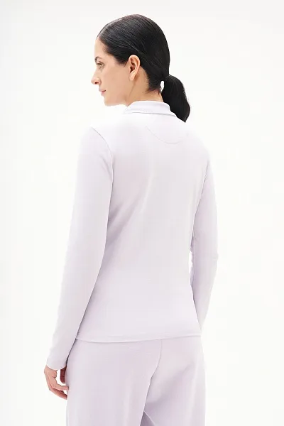 Поло с длинным рукавом из хлопка - G082SZ0820ART_TPG_SK025 Толстовка жен. (VR245, S)