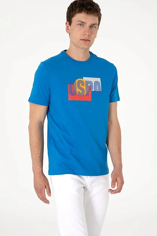 Футболка из хлопка с надписью - G081SZ0110PAMEL Футболка муж. (VR077, L)
