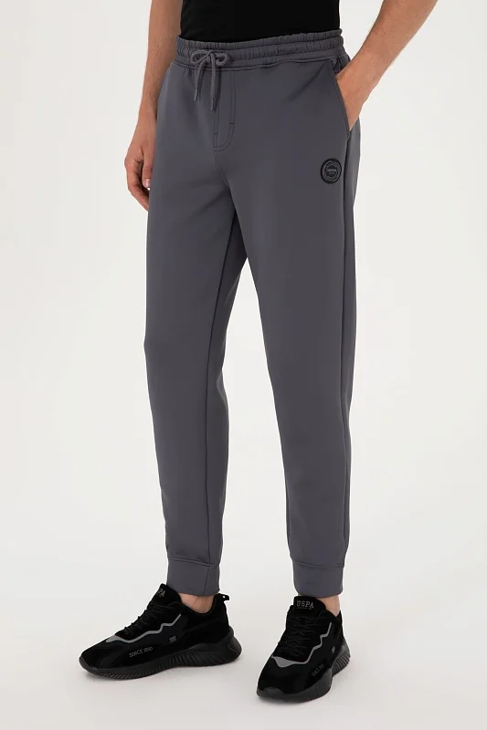 Спортивные брюки на манжетах - G081SZ0OP0S_HANKAS Брюки спорт. муж. (VR006, XS)