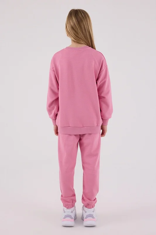 Свитшот и спортивные брюки для девочек - G084SZ0HF0US2311 Костюм дом. жен. детс. (VR037, 4_5)