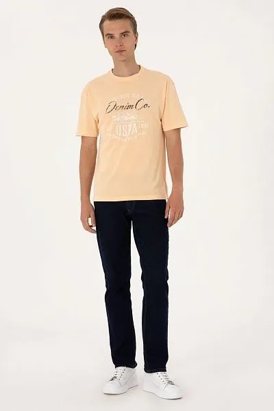Футболка из хлопка с надписью - G081SZ0110D_REDIO Футболка муж. (VR202, S)