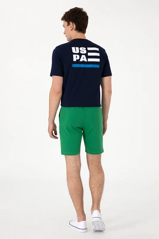 Шорты спортивные из хлопка с вышитым логотипом - G081SZ0OS0PARMEIY025 Брюки спорт. муж. (VR054, L)