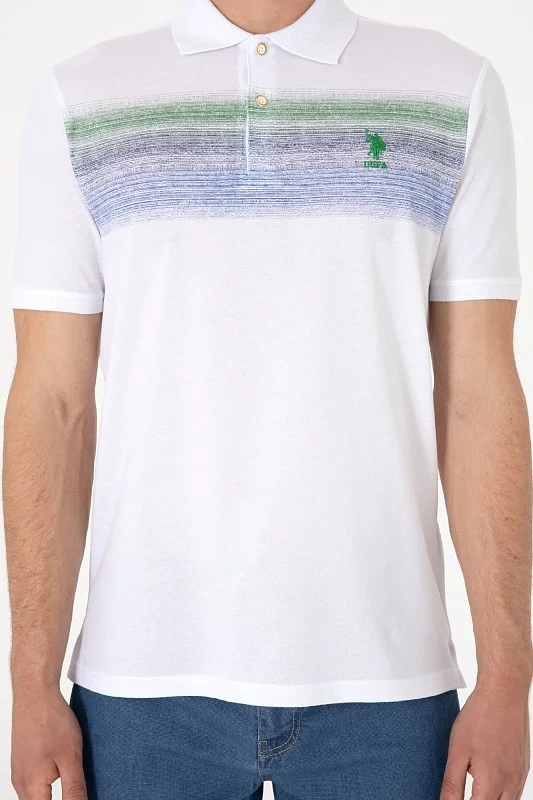 Футболка-поло из хлопка с принтом - G081SZ0110BALKO Футболка муж. (VR036, XL)