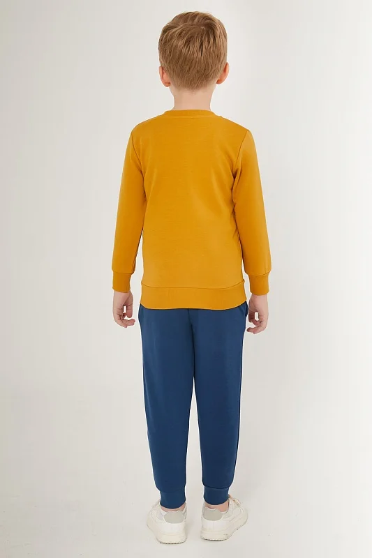 Спортивный костюм свитшот и брюки для мальчиков - G083SZ0HF0US1544 Костюм дом. муж. детс. (VR094, 9-10)