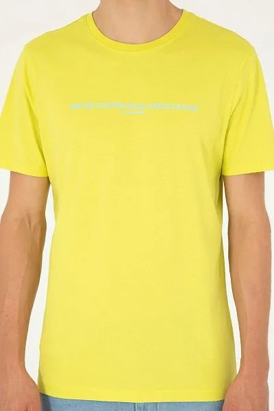 Футболка из хлопка с надписью - G081SZ0110MEKA Футболка муж. (VR087, XS)