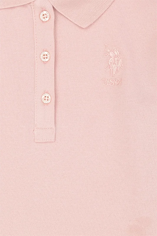 Поло с длинным рукавом из хлопка для девочек - G084SZ0820TP01-SK023 Толстовка жен. детс. (VR050, 5_6)