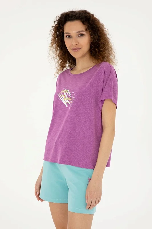 Футболка из модала с надписью - G082SZ0110PEXI_S Футболка жен. (VR038, XS)