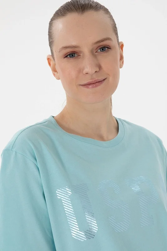 Футболка из хлопка с принтом - G082SZ0110SEANIY025 Футболка жен. (VR007, L)
