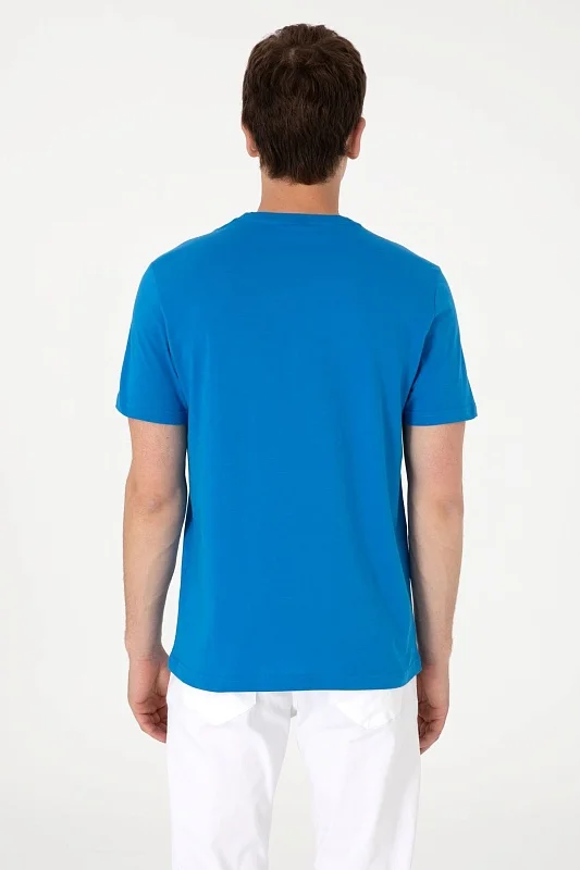 Футболка из хлопка с надписью - G081SZ0110PAMEL Футболка муж. (VR077, L)