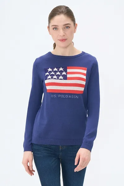 Джемпер из хлопка свободный - G082SZ0TK0REOM Кофта жен. (VR033, XS)