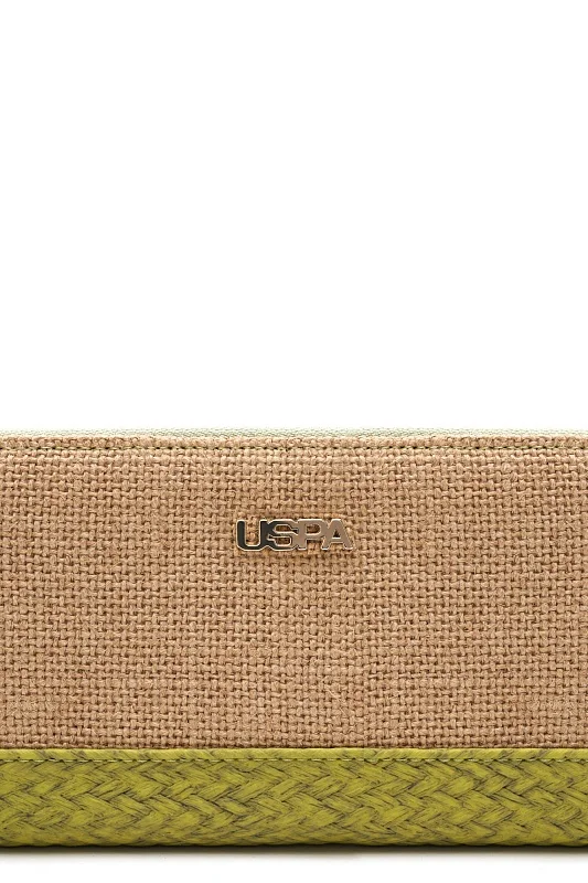 Кошелек  из джута на молнии - A082SZ0SR0Y24MUSSEDA Портмоне жен. (VR087)