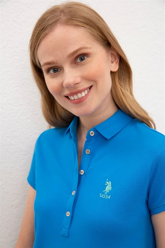 Платье-поло из хлопка свободное - G082GL0750GURLIN20-R Платье жен. (VR077, XS)