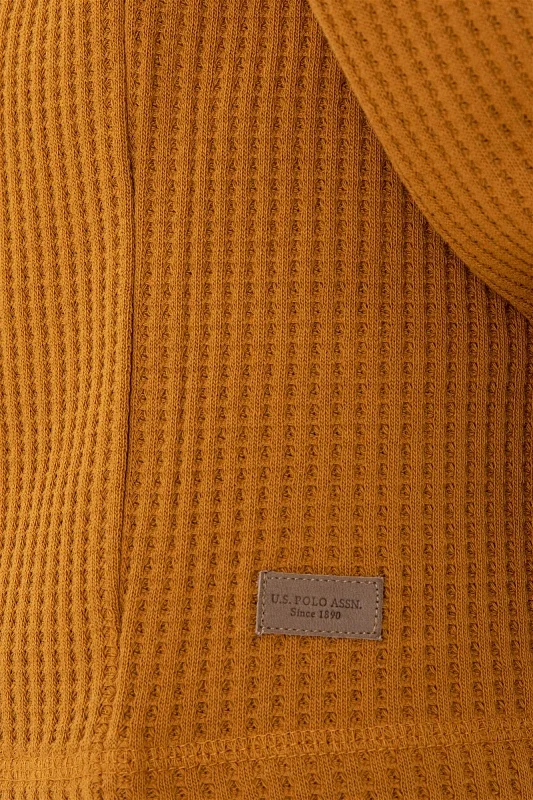 Лонгслив из вафельной ткани - G081SZ0820ARVA Толстовка муж. (VR153, XL)