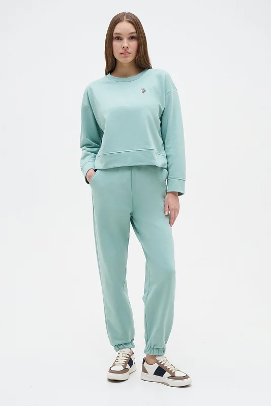 Свитшот с хлопком укороченный - G082SZ0820R_FELTA_SK024 Толстовка жен. (VR048, XS)