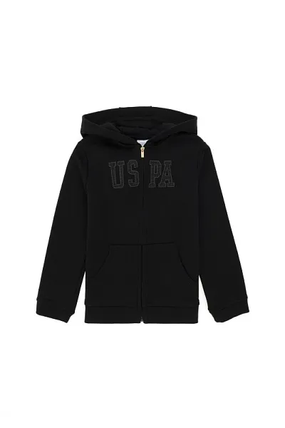 Толстовка на молнии с капюшоном для девочек - G084SZ0820RW01_SK024 Толстовка жен. детс. (VR046, 4_5)
