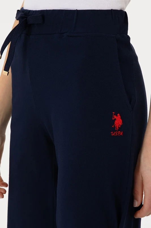 Бермуды спортивные из хлопка с вышитым логотипом - G082SZ0OS0DAMEN25 Брюки спорт. жен. (VR033, XS)