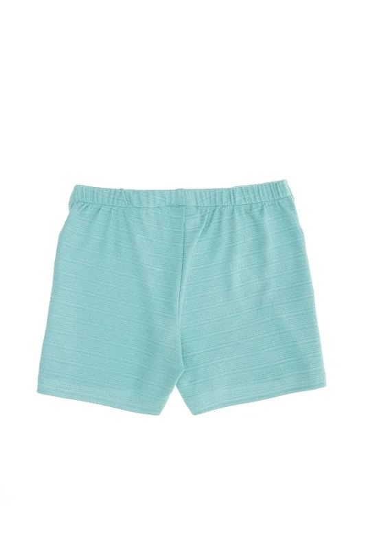 Шорты из вискозы с декоративными пуговицами для девочек - G084SZ0OS0PELKE Брюки спорт. жен. детс. (VR090, 6_7)