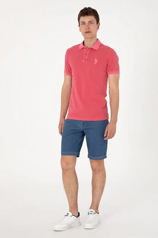 Футболка-поло из хлопка - G081SZ0110TJ01IY025 Футболка муж. (VR167, L)