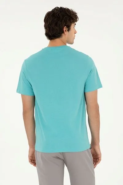 Футболка из хлопка с надписью - G081SZ0110MANYA Футболка муж. (VR090, XL)
