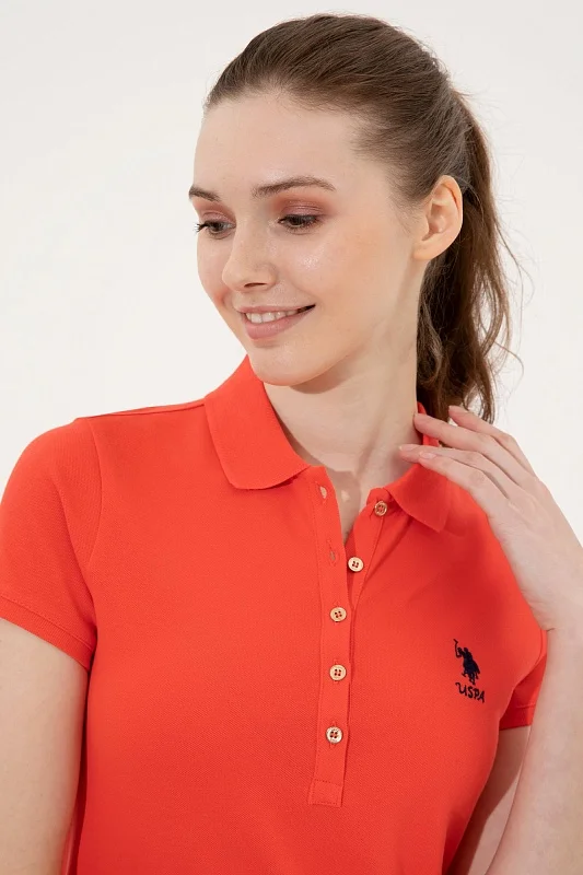 Платье-поло из хлопка свободное - G082GL0750GURLIN22 Платье жен. (VR213, XS)