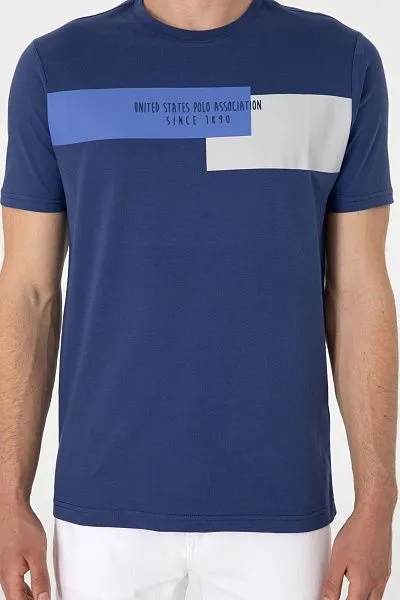 Футболка из хлопка с принтом - G081SZ0110SENKA Футболка муж. (VR059, XS)