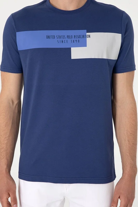 Футболка из хлопка с принтом - G081SZ0110SENKA Футболка муж. (VR059, XS)