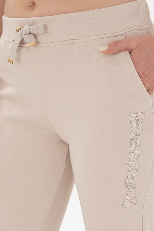 Спортивные брюки на манжетах зауженные - G082SZ0OP0PT0125 Брюки спорт. жен. (VR049, S)