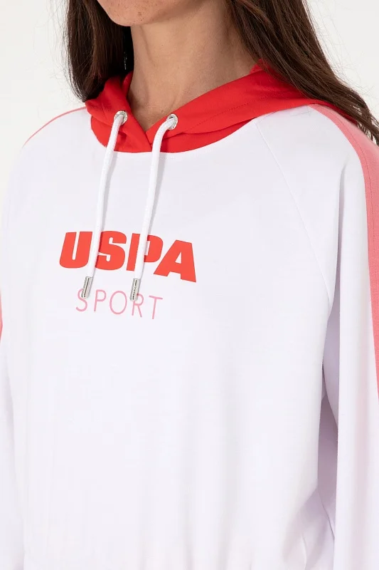 Худи на резинке с принтом - G082SZ0820S_SERNA Толстовка жен. (VR013, XS)