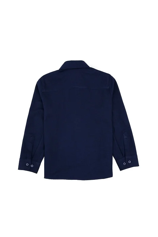 Рубашка хлопковая для мальчиков - G083SZ0040E_METOKIDS25K Сорочка муж. детс. (VR033, 9_10)