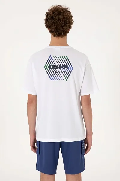 Футболка из хлопка с логотипом - G081SZ0110S_PURRY Футболка муж. (VR013, XL)