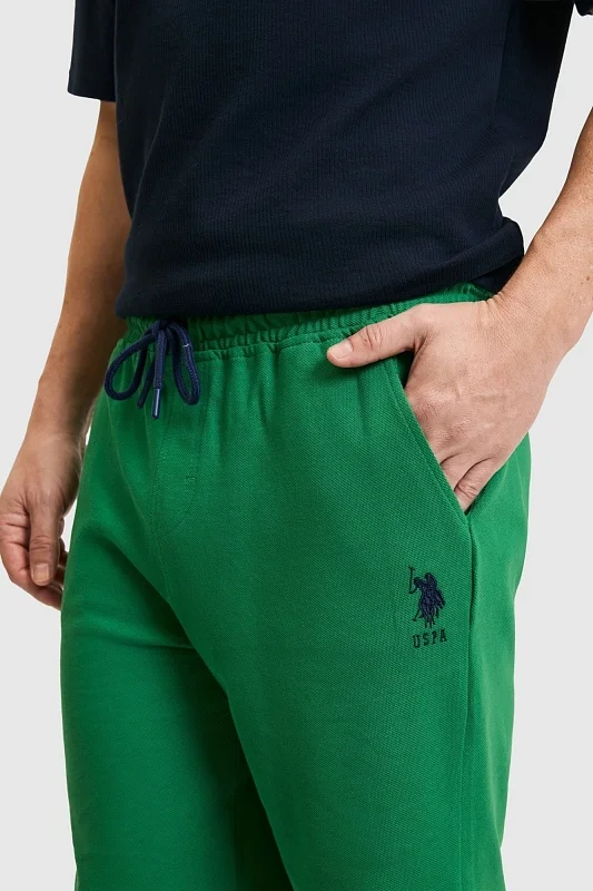 Бермуды спортивные из хлопка с вышитым логотипом - G081SZ0OS0MARKOIY025 Брюки спорт. муж. (VR054, M)