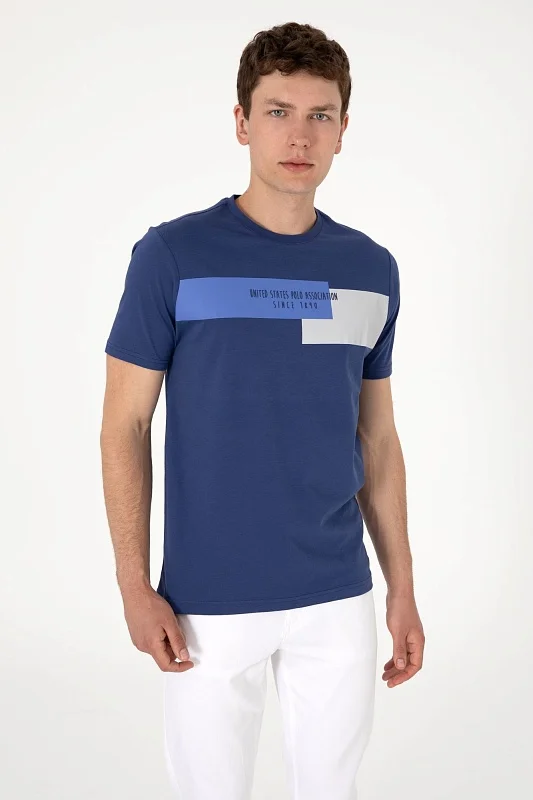 Футболка из хлопка с принтом - G081SZ0110SENKA Футболка муж. (VR059, XS)